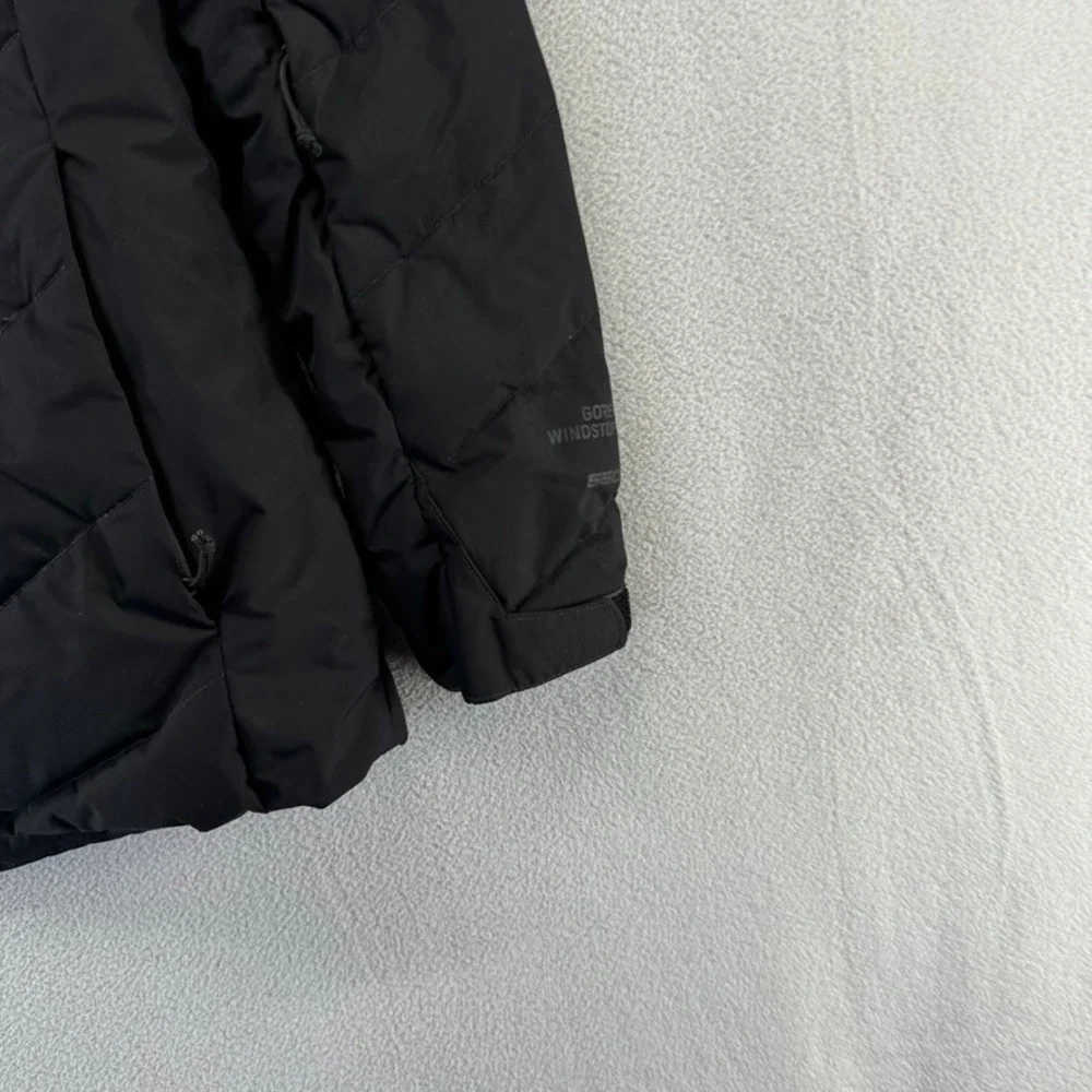 The North Face Puffer Jacket Womens Medium Black Gore Windstopper 550 Down